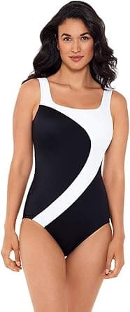 Reebok Women's Colorblock One Piece Swimsuit