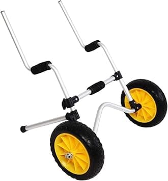 Bonnlo Kayak Cart - No-Flat Airless Tires - Sit-On-Top