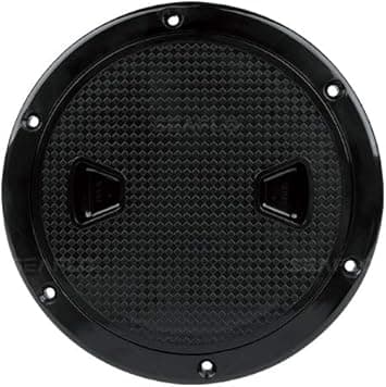 SEAFLO 4-8" Black Non Slip Inspection Hatch