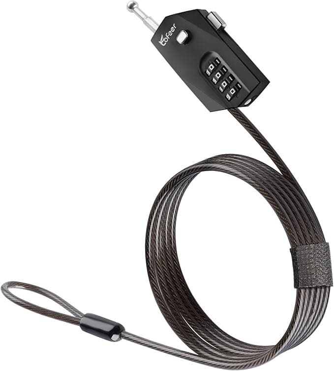 Adjustable Combo Lock for Trail Camera, Kayak, Fridge, & More