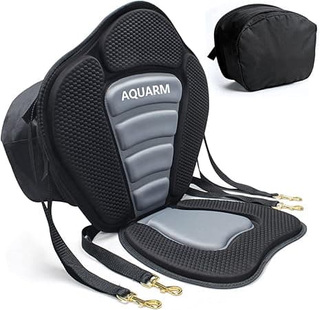 AQUARM Kayak Seat: Deluxe Padded & Detachable