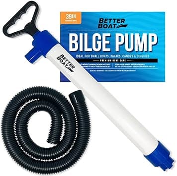 Manual Bilge Pump for Boats Kayak Canoe - 20 GPM