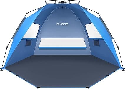 AKASO Beach Tent: Portable Sun Shelter