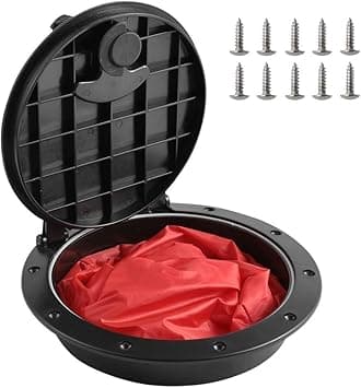 Anndason 8'' Plate Kit Deck Hatch Storage Bag