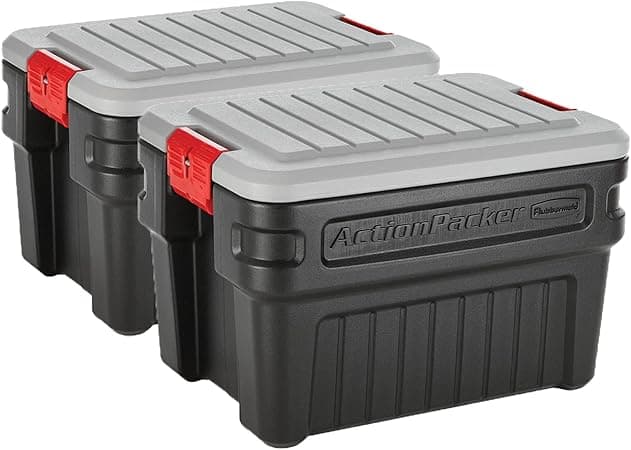 Rubbermaid ActionPacker 24 Gal Storage Bins