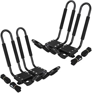 Tengchang J-Bar Kayak Rooftop Racks - 2 Pairs