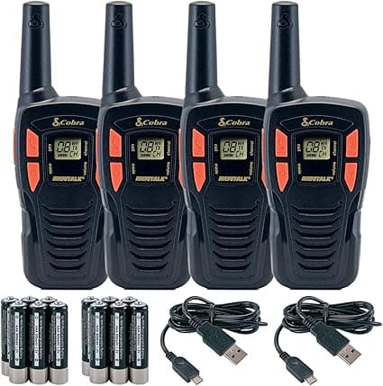 Cobra CXT195-4 Walkie Talkies (4 Pack)