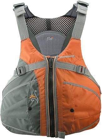 Stohlquist Flo PFD - Orange/Gray - M/L