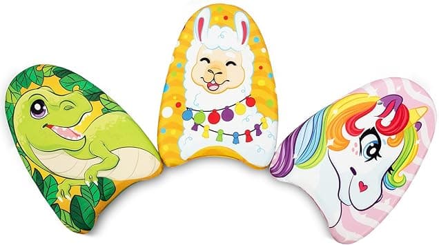 "Fun Dino, Unicorn & Llama Swimming Kickboard Set"