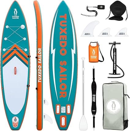 Inflatable SUP Package: Tuxedo Sailor 11'x30" Ultra-Light