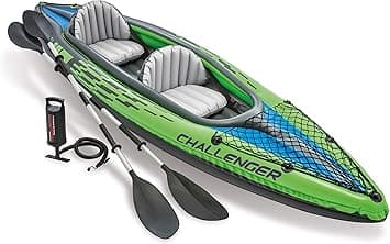 Intex Challenger Kayak Inflatable Set with Aluminum Oars