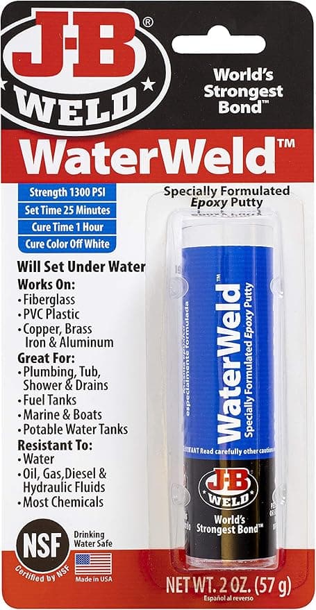 WaterWeld Epoxy Putty Stick - 2 oz.