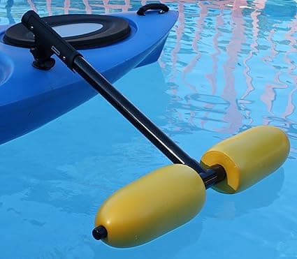 Kayak Outriggers with Yellow Floats