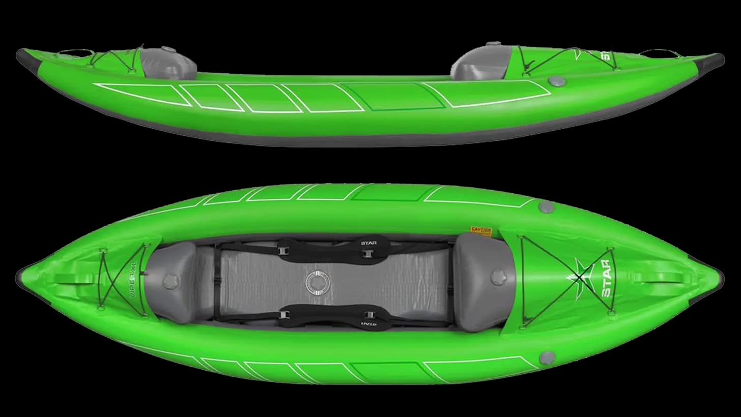 7. NRS Star Viper Inflatable Ducky Kayak