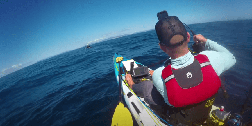 Fishing while Kayaking 