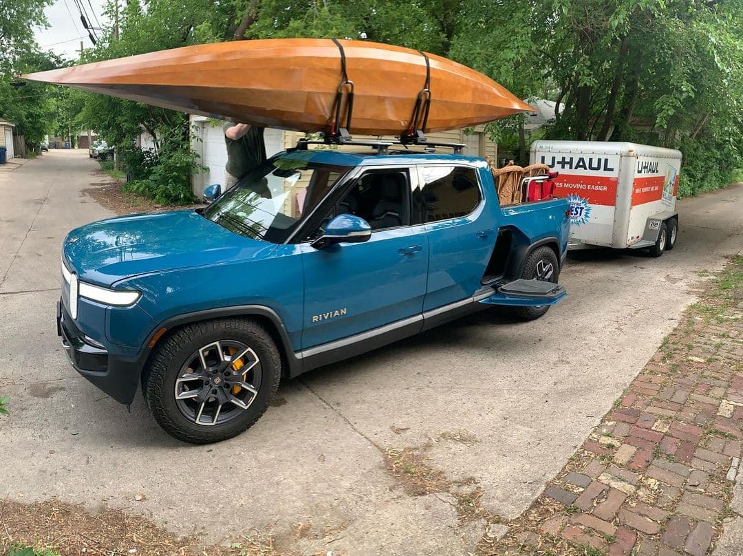 Kayak Rack Rivian Truck