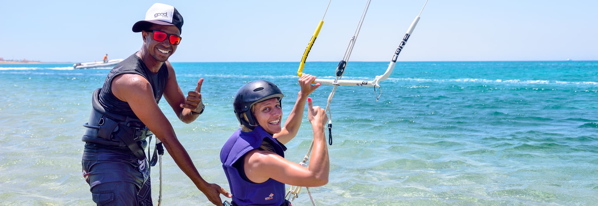 Kitesurfing