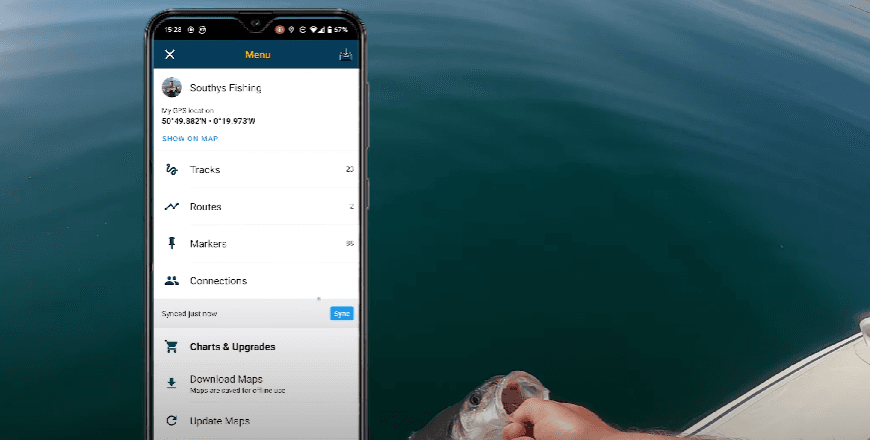 Navionics kayaking app