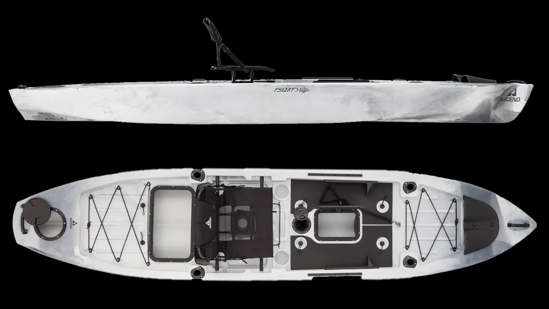 Sit-On-Top Kayak Ascend 128T (Fishing Kayaks)