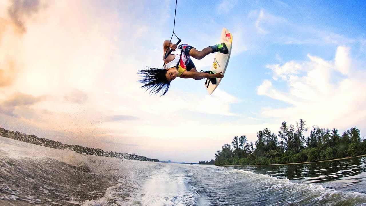 Wake boarding