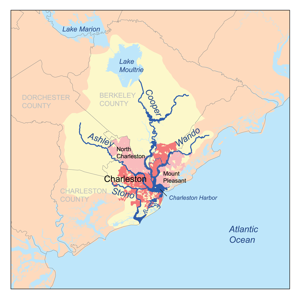 Wando-River map