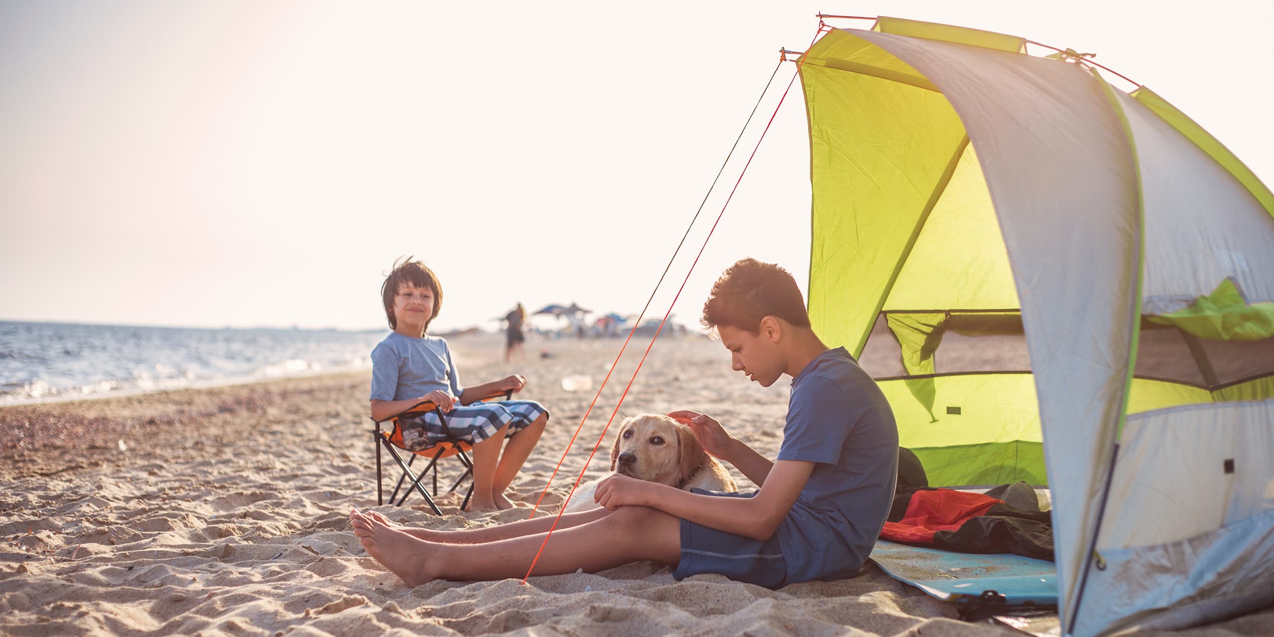 beach shelters