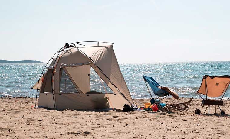 beach shelters