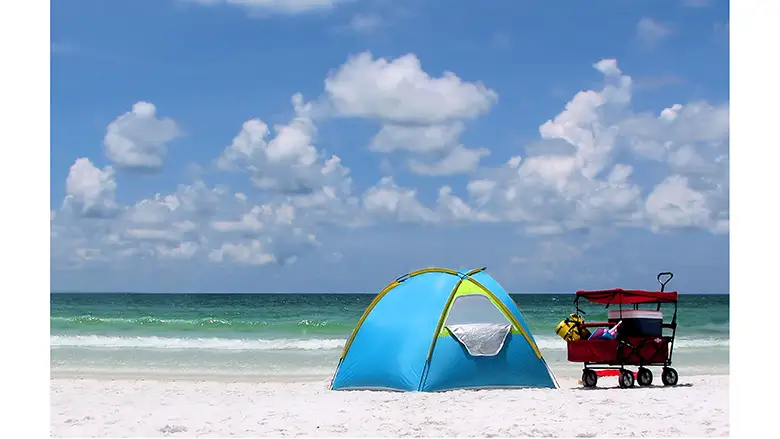 beach shelters