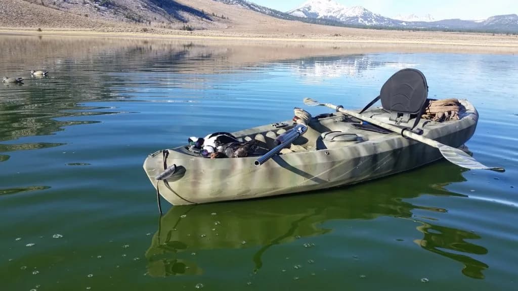 duck kayaking