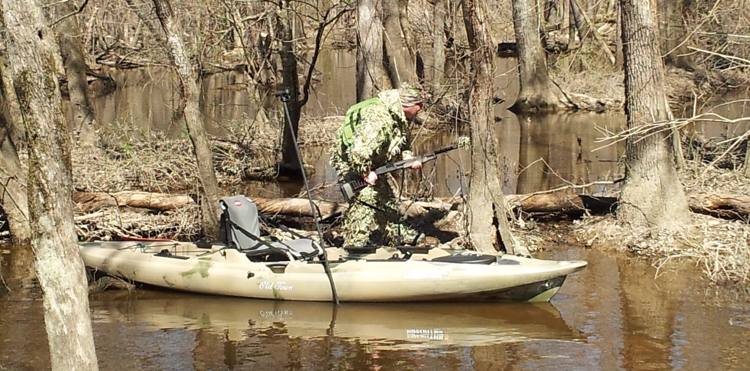 duck kayaking