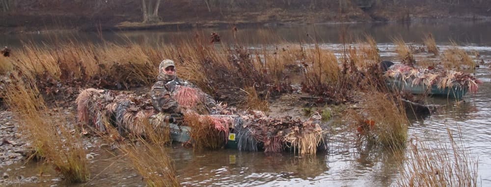 duck kayaking