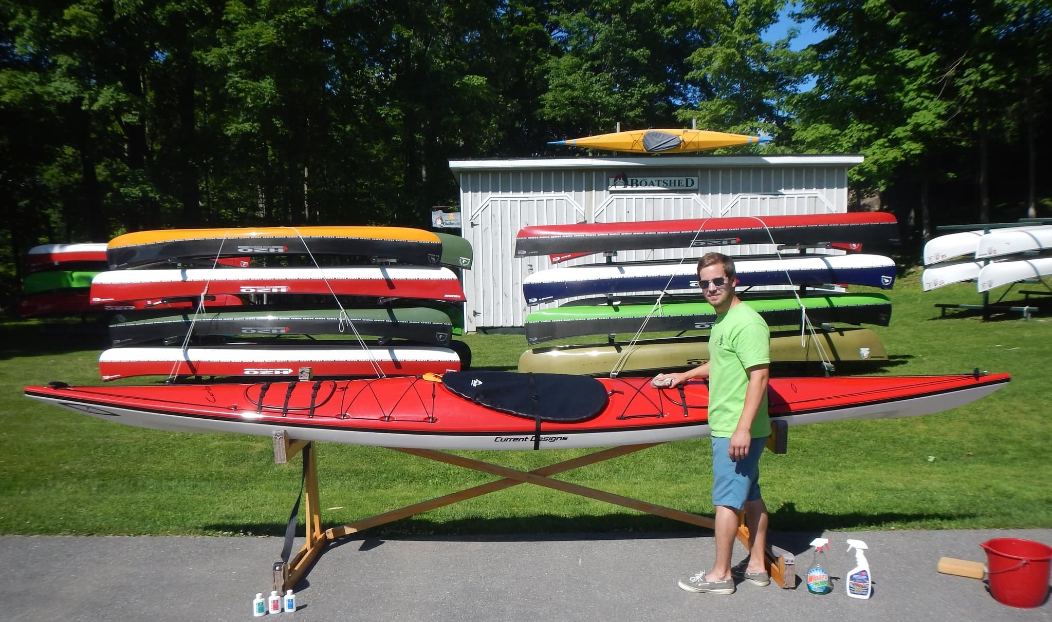 kayak storage