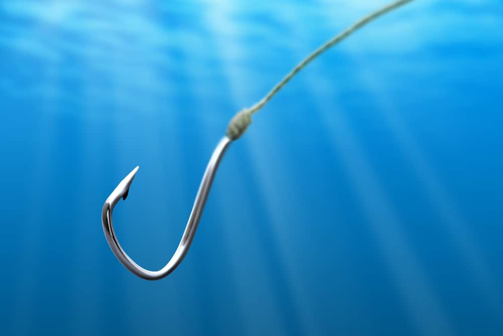 rusty fishing hook