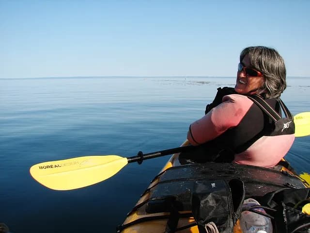 senior kayaking